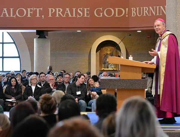 Bishop William Joensen preaches at the 2026 Rite of Ele