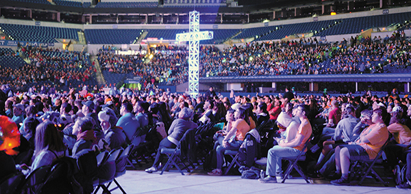 Crowd at National Catholic Youth Conference