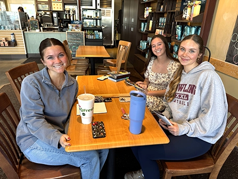 Serva Fidem group meets at an Altoona coffee shop